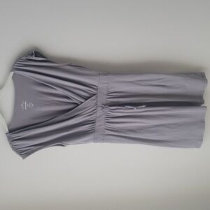 Old Navy‎ Swimsuit Cover Up Dress Women Small Gray Tie Waist Cotton
